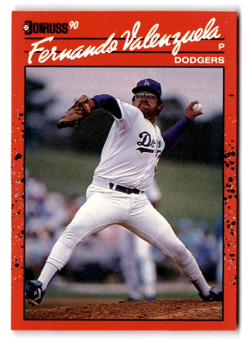 1990 Donruss #625 Fernando Valenzuela NM Near Mint Dodgers ID:74260