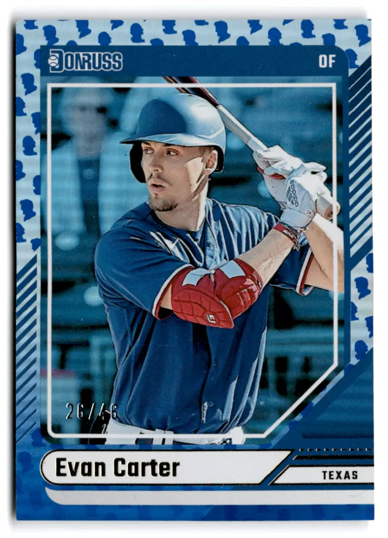 2024 Donruss Presidential Collection #74 Evan Carter NM Near Mint 26/46 ID:74340