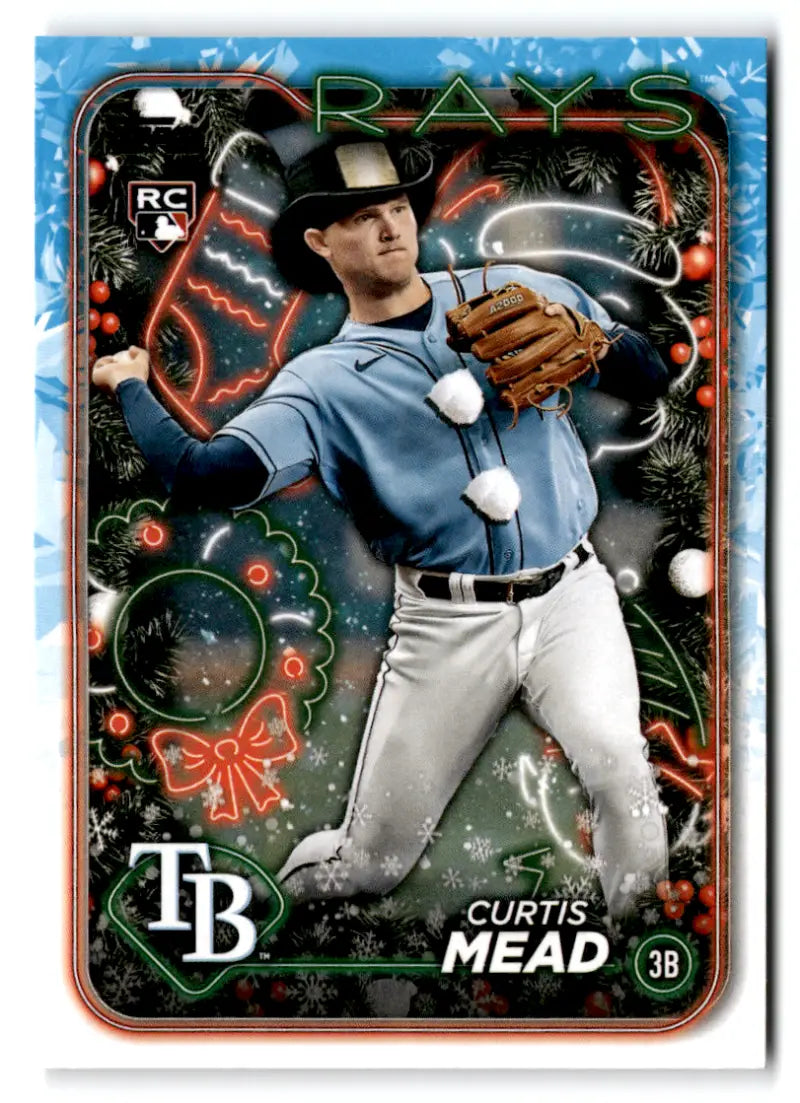 2024 Topps Holiday Image Variation #H53 Curtis Mead NM-MT RC Rookie Ray ID:75181