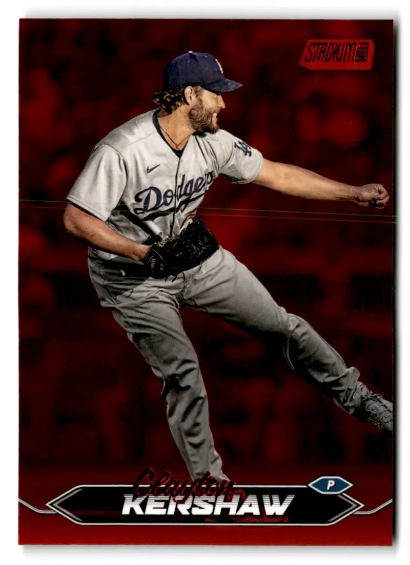2024 Topps Stadium Club Red Foil #162 Clayton Kershaw NM-MT Dodgers ID:75229