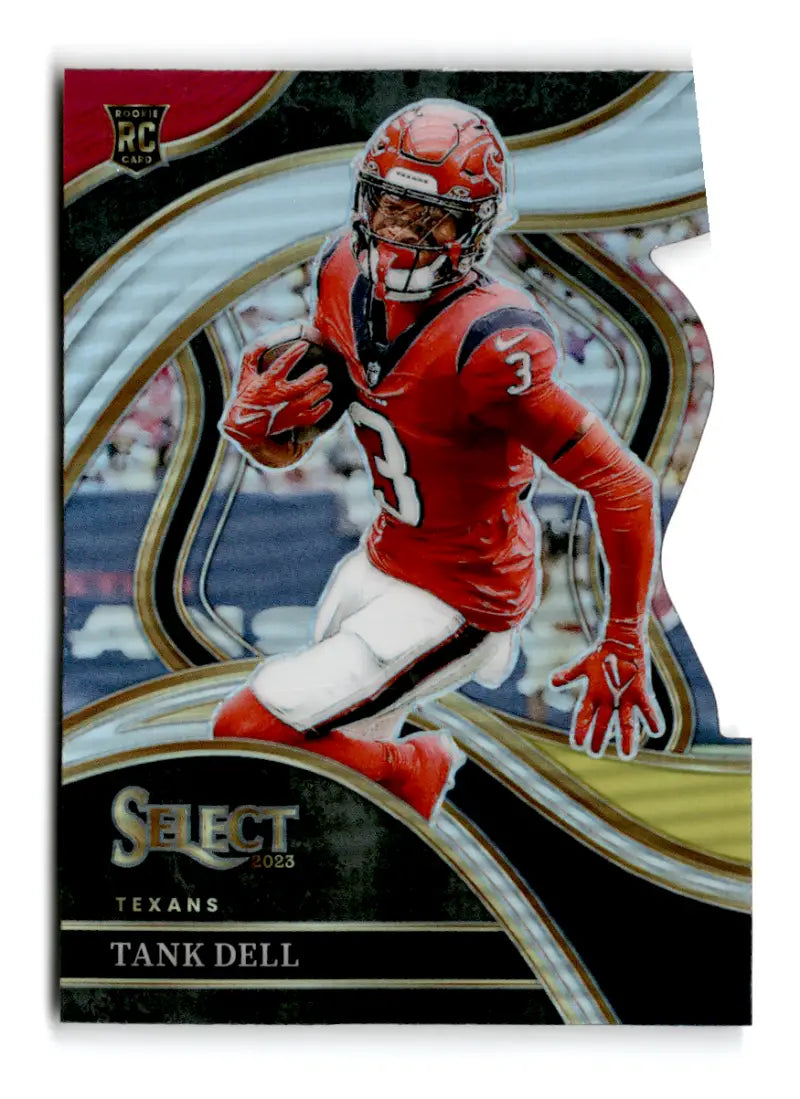2023 Panini Select Red and Yellow Prizm Die-Cut #219 Tank Dell NM-MT Te ID:75423
