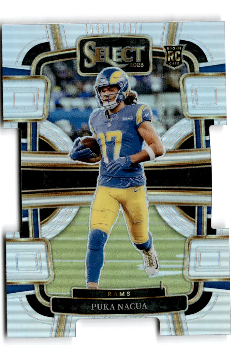 2023 Panini Select Silver Prizm Die-Cut #56 Puka Nacua NM-MT Rams Conco ID:75424