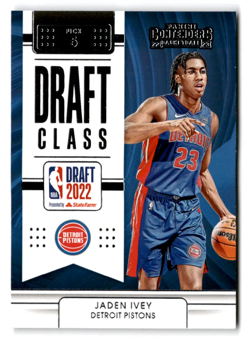 2022 Panini Contenders Draft Class #9 Jaden Ivey NM-MT Pistons ID:76242