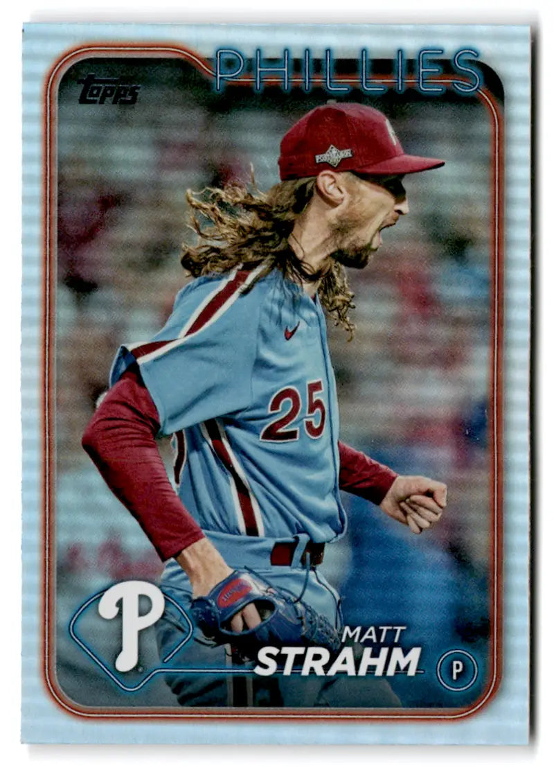 2024 Topps Rainbow Foil #528 Matt Strahm NM-MT Phillies ID:76450