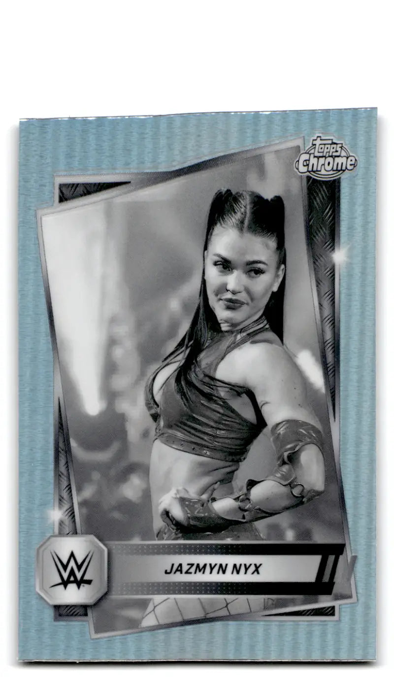 2025 Topps Chrome WWE Refractor Sepia #41 Jazmyn Nyx NM-MT ID:76566