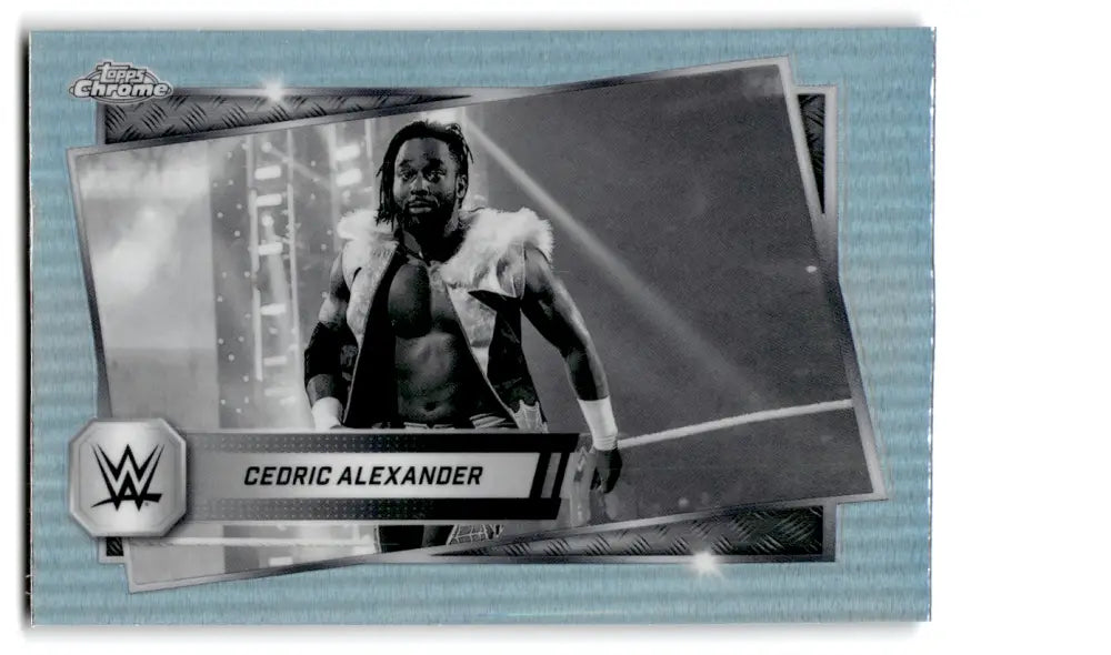 2025 Topps Chrome WWE Refractor Sepia #143 Cedric Alexander NM-MT ID:76567