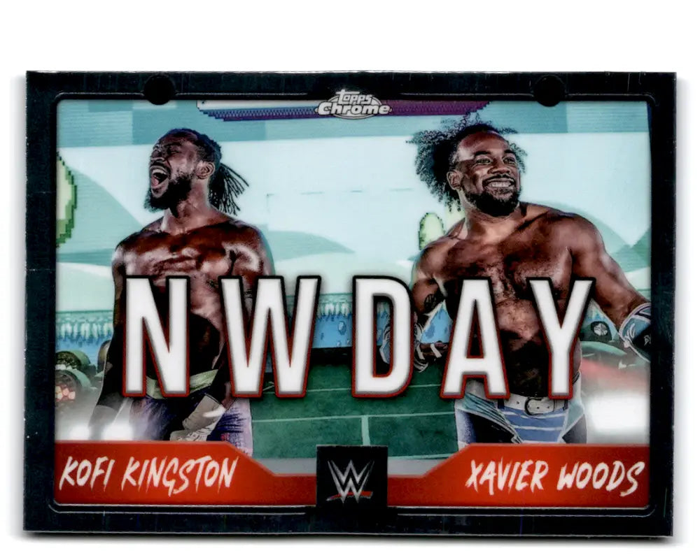 2025 Topps Chrome WWE Tag Teams #TAG-NEW Kofi Kingston/Xavier Woods NM ID:76572