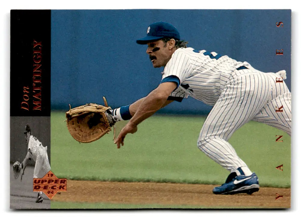 1994 Upper Deck #90 Don Mattingly EX Excellent Yankees ID:76780