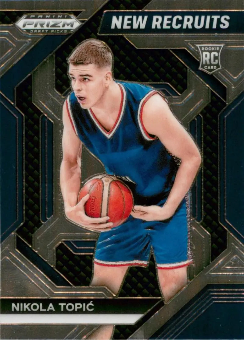 2024-25 Panini Prizm Draft Picks New Recruits #16 Nikola Topic NM-MT ID:77080