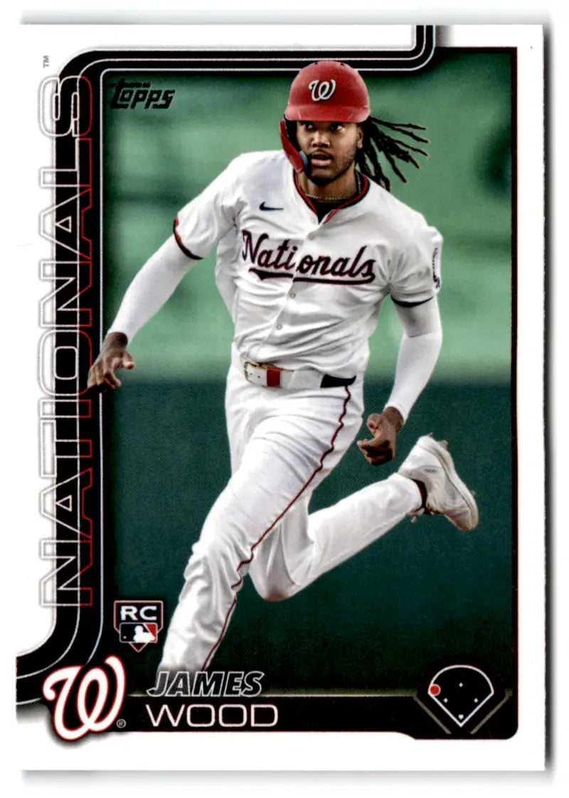 2025 Topps #181 James Wood NM Near Mint RC Rookie Nationals ID:77234