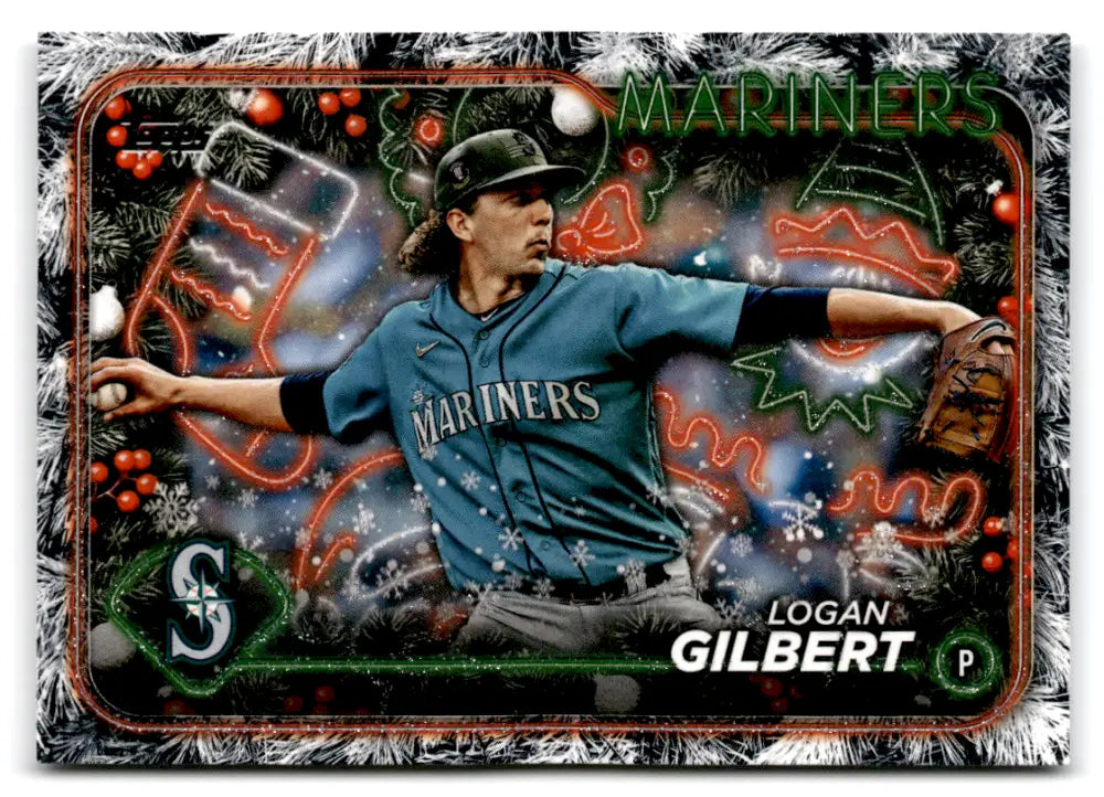 2024 Topps Holiday Holiday Tree #H156 Logan Gilbert NM-MT Mariners ID:77338