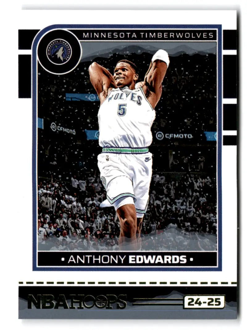 2024-25 Panini Hoops Winter #181 Anthony Edwards NM-MT Timberwolves ID: ID:78127