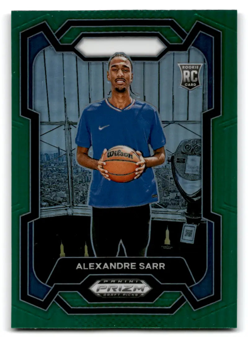 2024-25 Panini Prizm Draft Picks Prizms Green #52 Alexandre Sarr NM-MT ID:78209