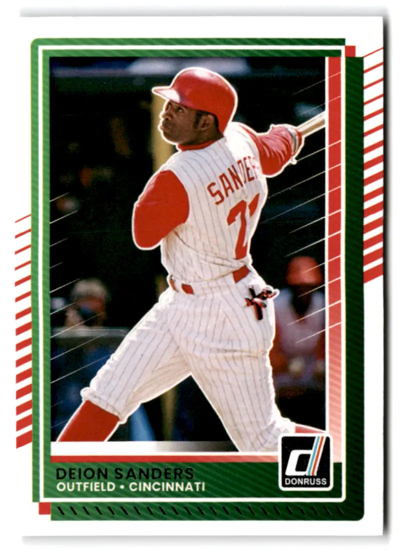 2025 Donruss Base #32 Deion Sanders NM-MT Reds ID:78518