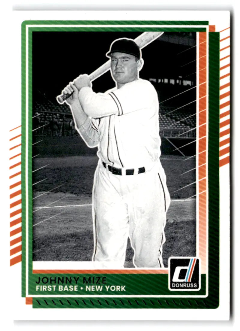 2025 Donruss Base #72 Johnny Mize NM-MT NY Giants ID:78537