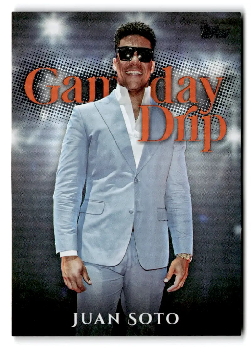 2025 Topps Celebration Gameday Drip Orange #GD-11 Juan Soto NM-MT 06/25 ID:78872