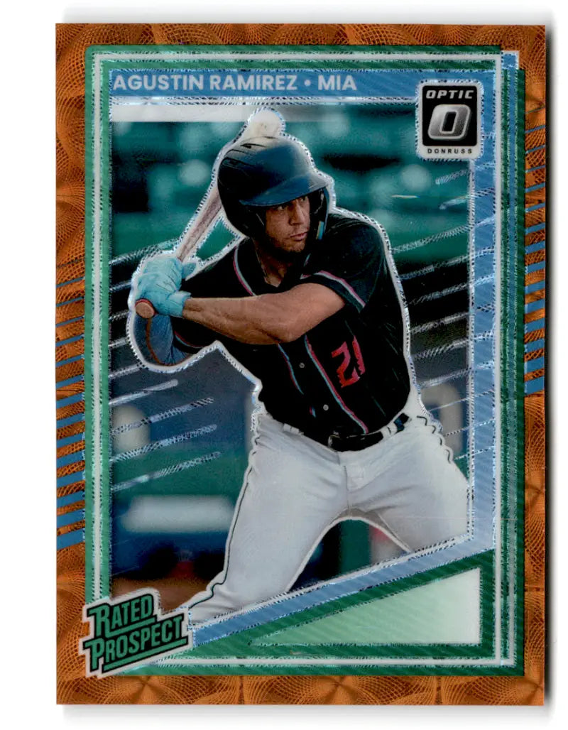 2025 Donruss Optic Orange Scope #113 Agustin Ramirez NM-MT RC Rookie 45 ID:78959