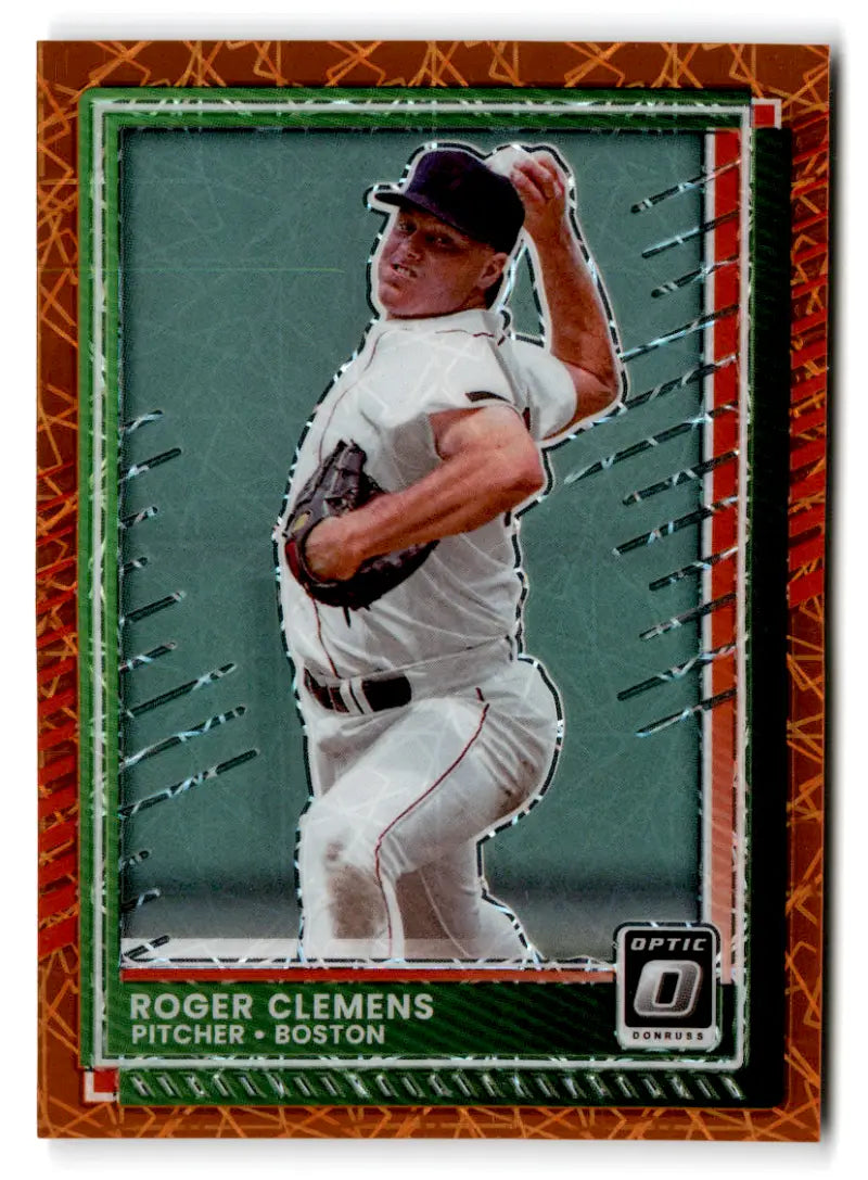 2025 Donruss Optic Orange Velocity #17 Roger Clemens NM-MT Red Sox ID:78962