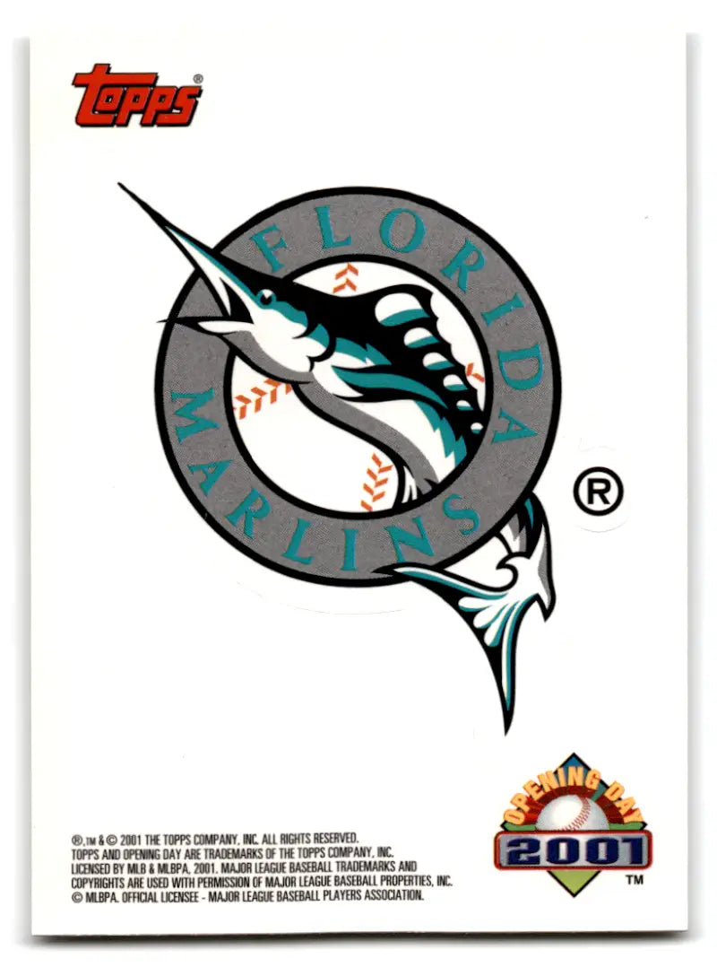 2001 Topps Opening Day Stickers #12 Florida Marlins NM-MT Marlins ID:79556