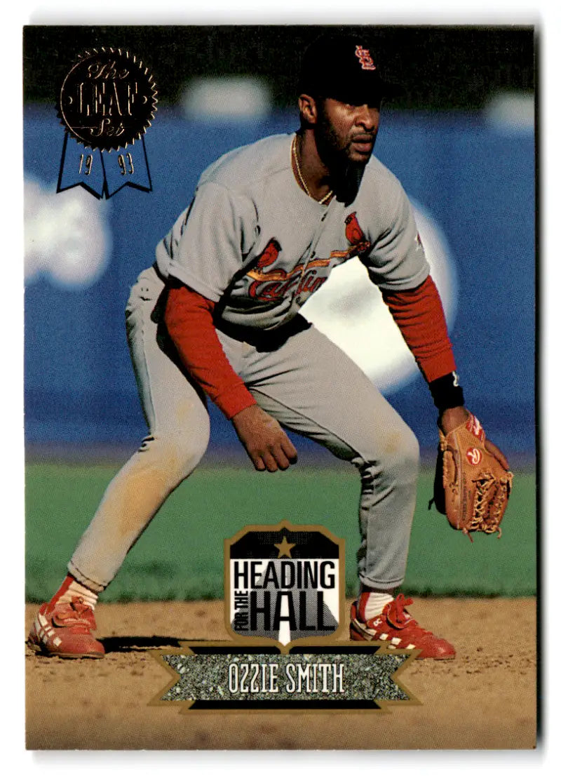 1993 Leaf Heading for the Hall #10 Ozzie Smith NM-MT Cardinals ID:79566