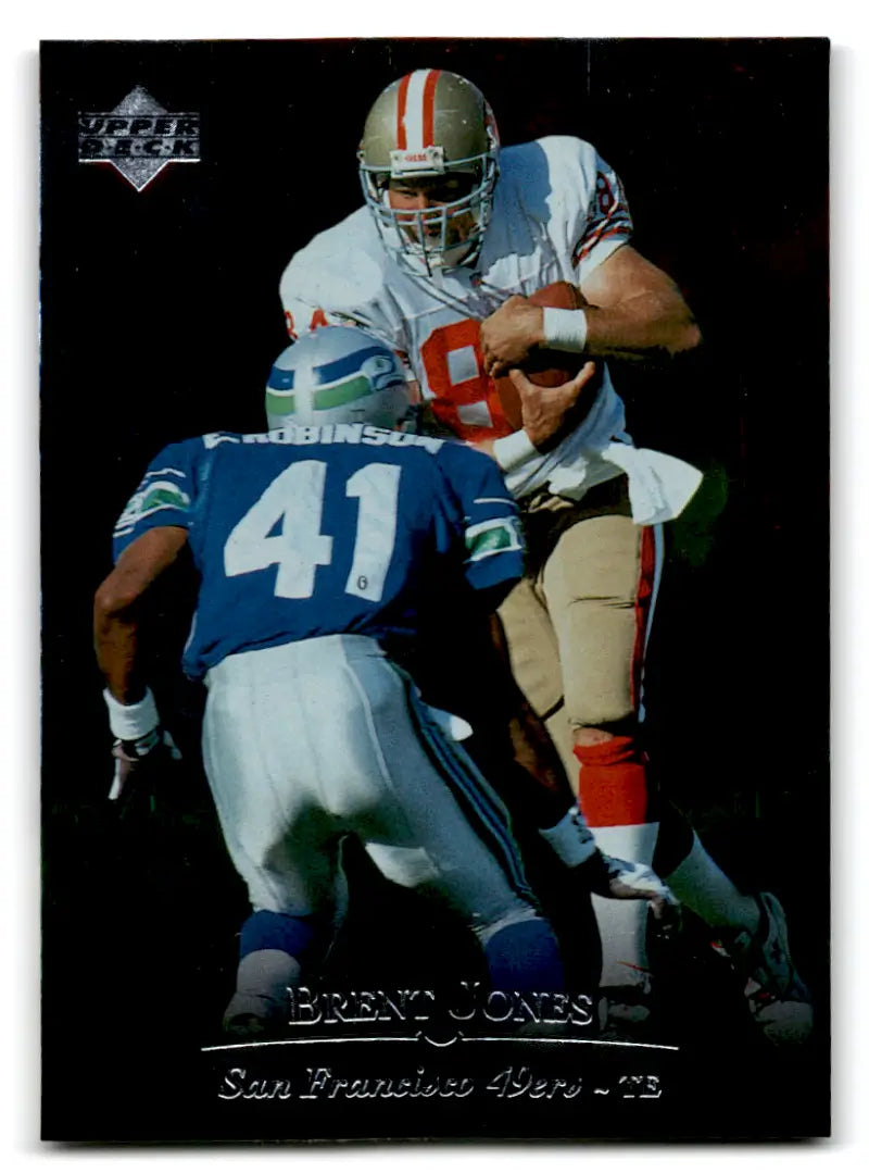 1996 Upper Deck Silver #25 Brent Jones NM-MT 49ers ID:79603