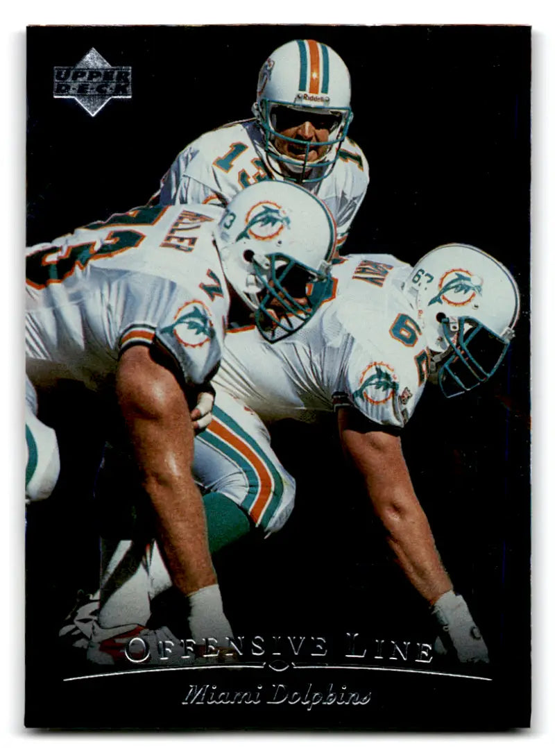1996 Upper Deck Silver #134 Dolphins Offensive Line NM-MT Dolphins ID:79711