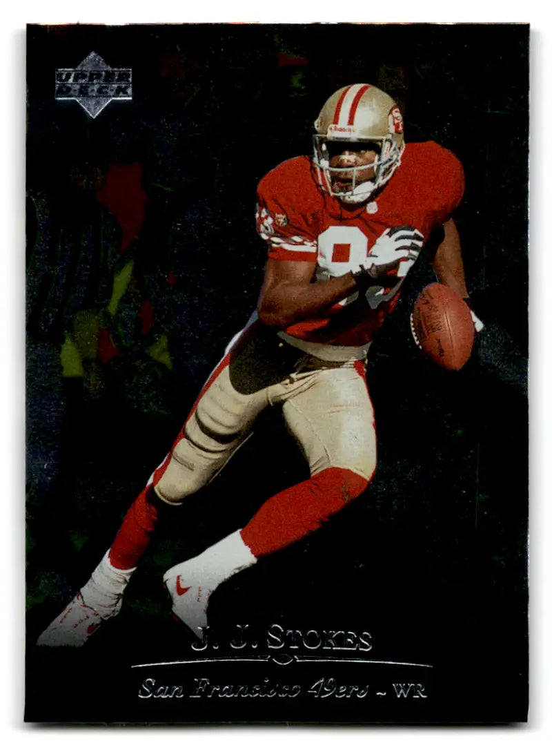 1996 Upper Deck Silver #176 J.J. Stokes NM-MT 49ers ID:79752