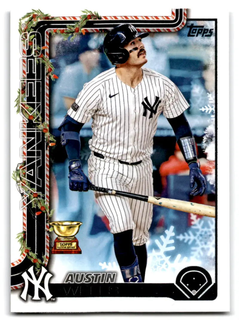 2025 Topps Holiday #H56 Austin Wells NM-MT Yankees ID:79867
