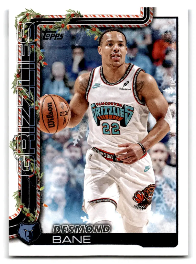 2025-26 Topps Holiday #H149 Desmond Bane NM-MT Grizzlies ID:79953