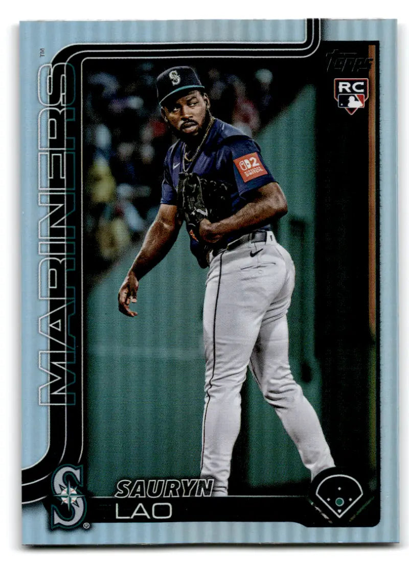 2025 Topps Update Holo Foil #US265 Sauryn Lao NM-MT RC Rookie Mariners ID:80002