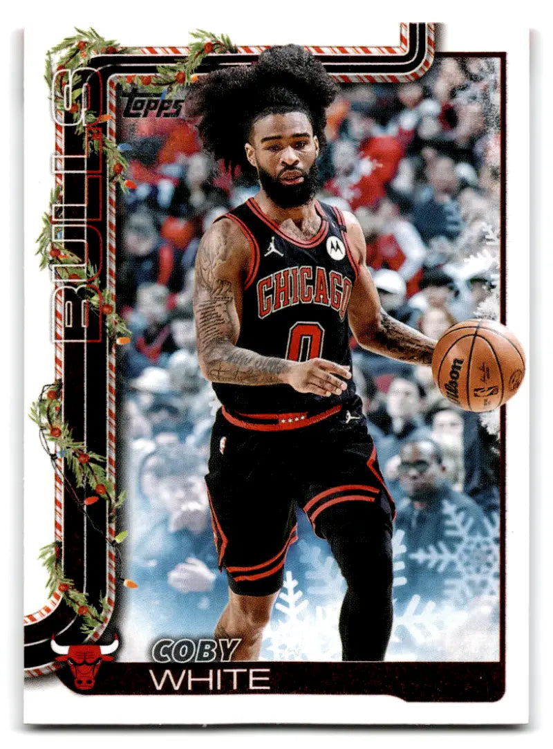 2025-26 Topps Holiday #H27 Coby White NM-MT Bulls ID:80054