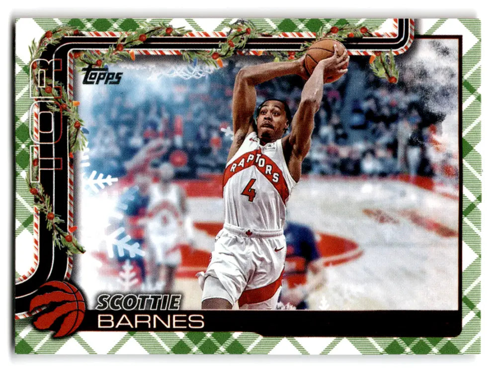 2025-26 Topps Holiday Plaid #H25 Scottie Barnes NM-MT Raptors ID:80061