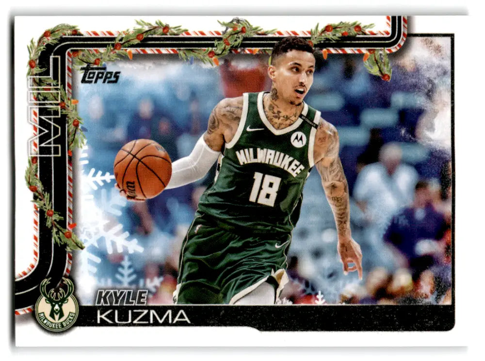 2025-26 Topps Holiday #H45 Kyle Kuzma NM-MT Bucks ID:80066