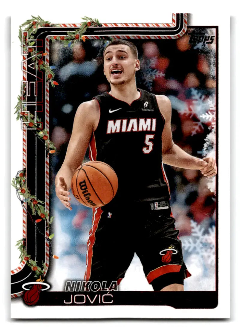 2025-26 Topps Holiday #H61 Nikola Jovic NM-MT Heat ID:80198