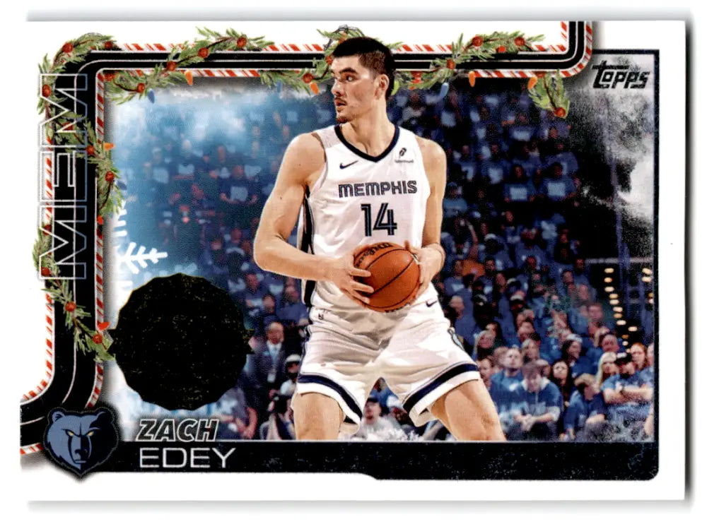 2025-26 Topps Holiday #H150 Zach Edey NM-MT Grizzlies ID:80363