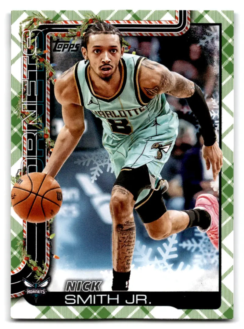 2025-26 Topps Holiday Plaid #H56 Nick Smith Jr. NM-MT Hornets ID:80366
