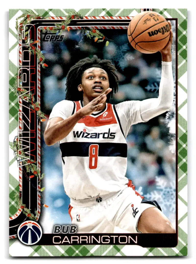 2025-26 Topps Holiday Plaid #H76 Bub Carrington NM-MT Wizards ID:80367