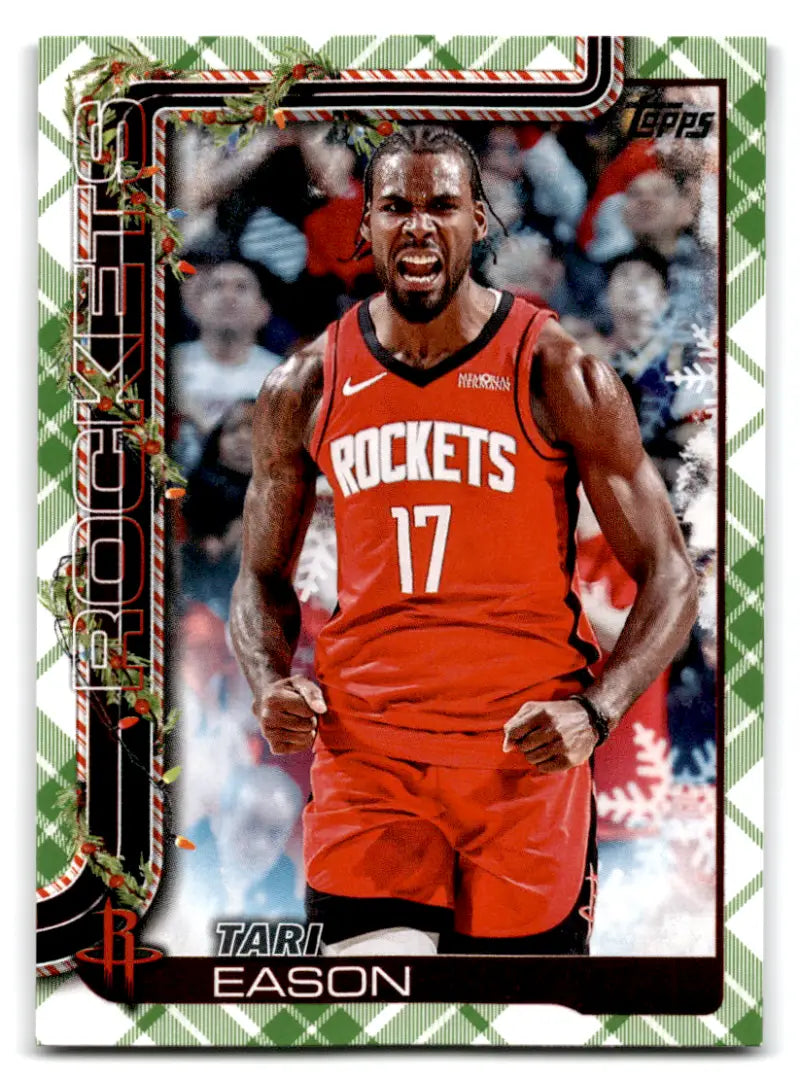 2025-26 Topps Holiday Plaid #H144 Tari Eason NM-MT Rockets ID:80369