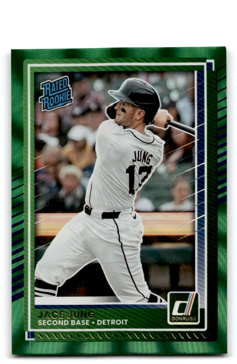 2025 Donruss Green Laser #52 Jace Jung NM-MT Tigers ID:80498