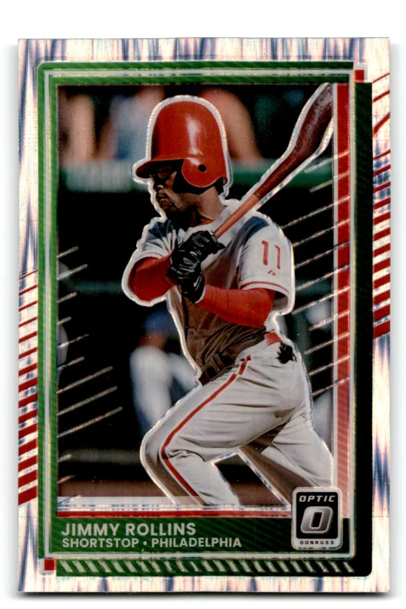 2025 Donruss Optic Shock #83 Jimmy Rollins NM-MT Phillies ID:80500
