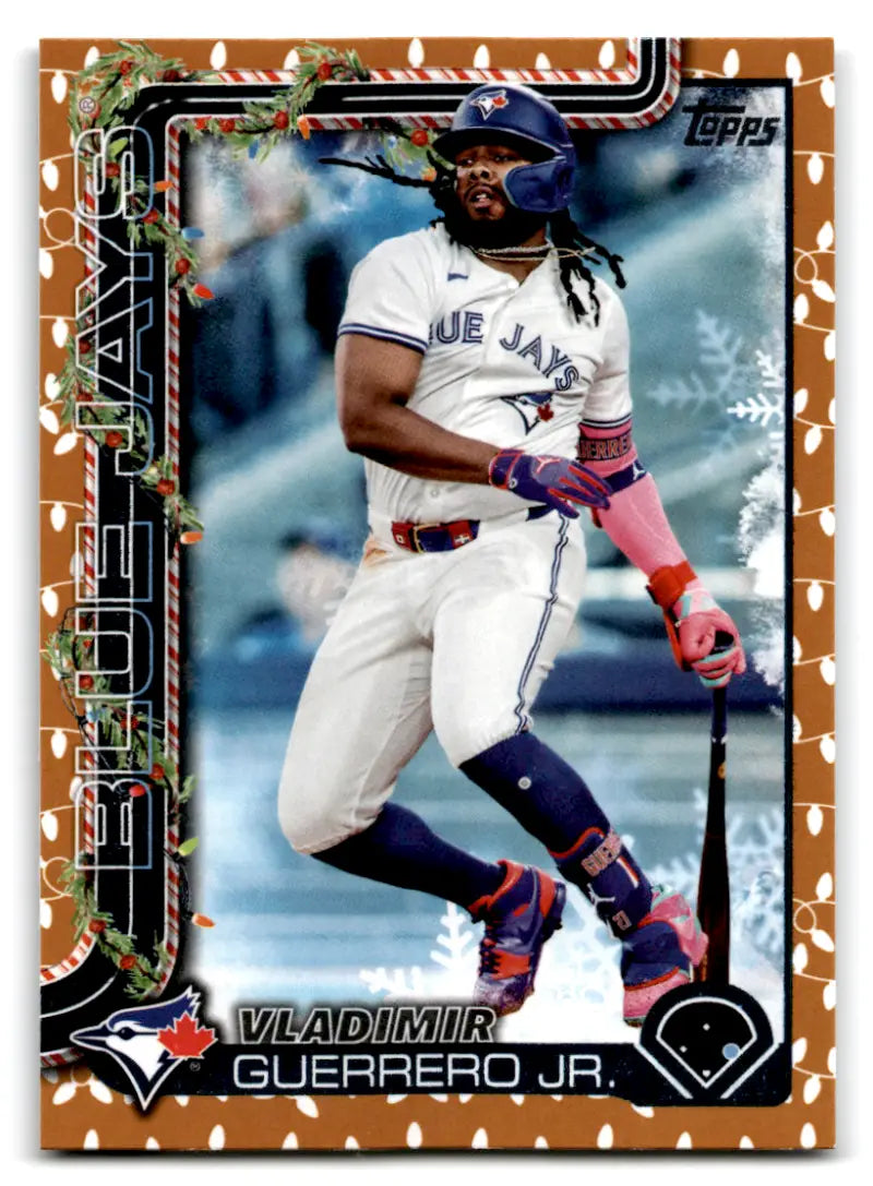 2025 Topps Holiday Gold Holiday Lights #H66 Vladimir Guerrero Jr. NM-MT ID:80540