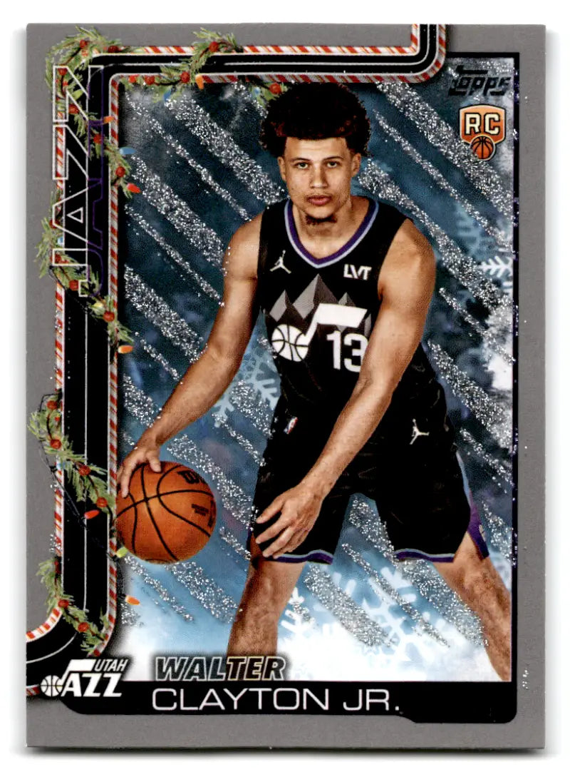 2025-26 Topps Holiday Glitter Holiday #H178 Walter Clayton Jr. NM-MT RC ID:80869