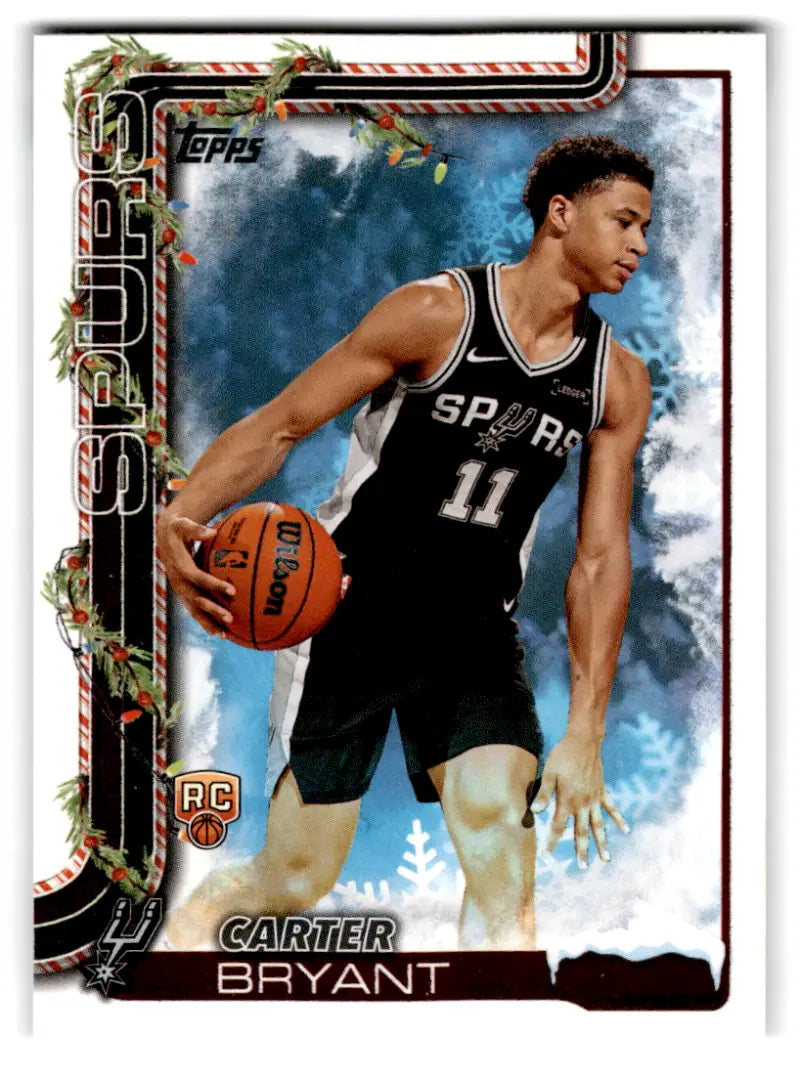 2025-26 Topps Holiday SSP Variations #SSV-CB Carter Bryant NM-MT Spurs ID:80882
