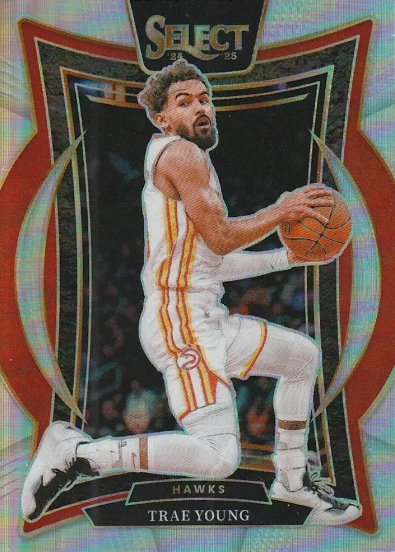 2024-25 Panini Select Silver Prizms #63 Trae Young NM-MT Hawks Concours ID:80923