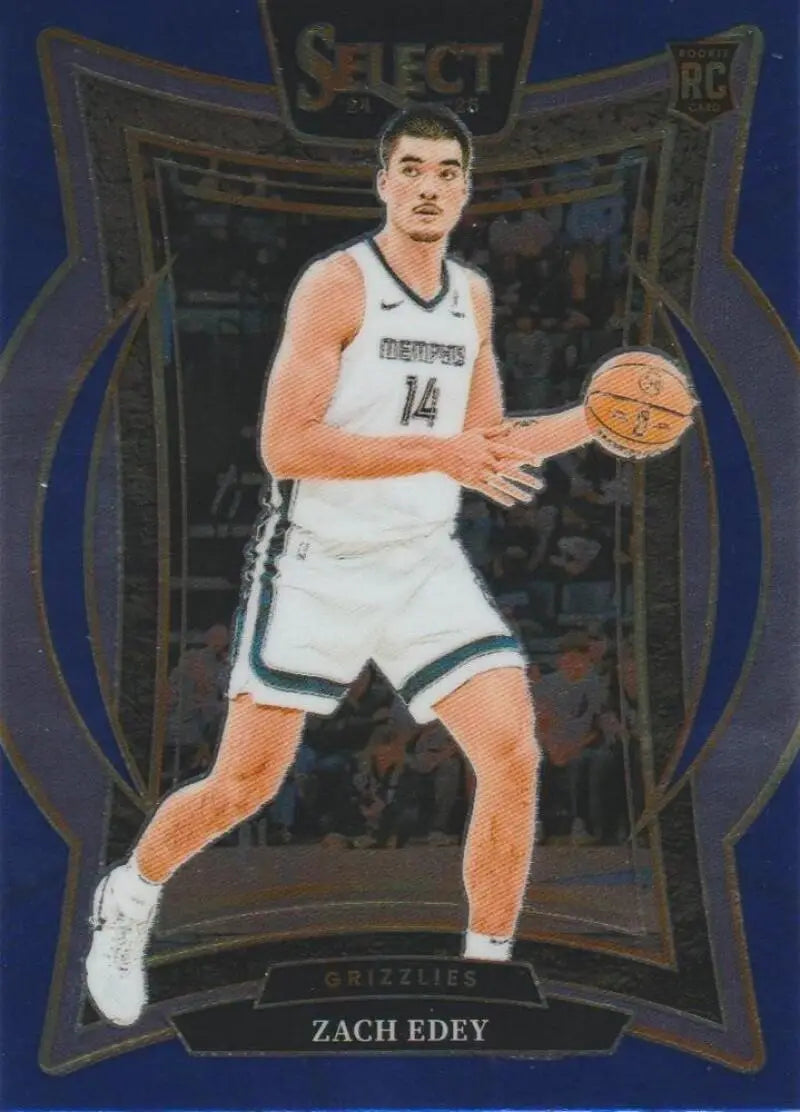 2024-25 Panini Select Blue #98 Zach Edey NM-MT Grizzlies Concourse ID:80926