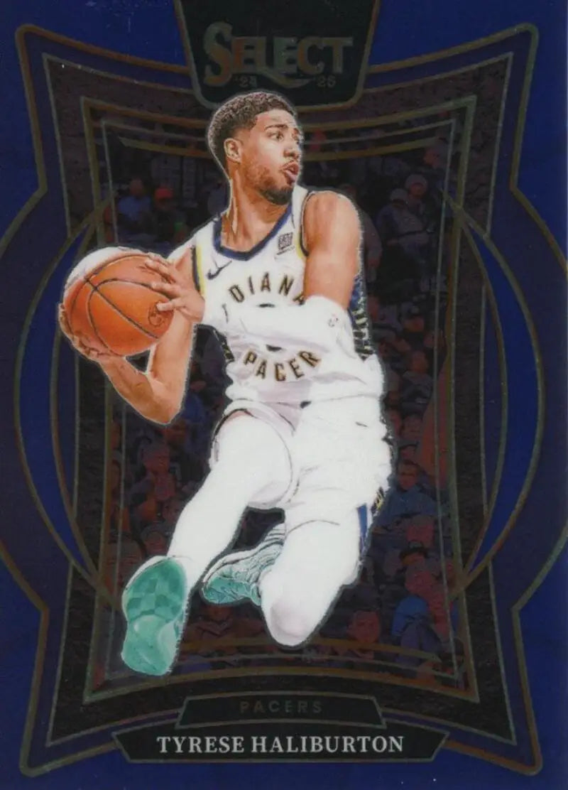 2024-25 Panini Select Blue #64 Tyrese Haliburton NM-MT Pacers Concourse ID:80939
