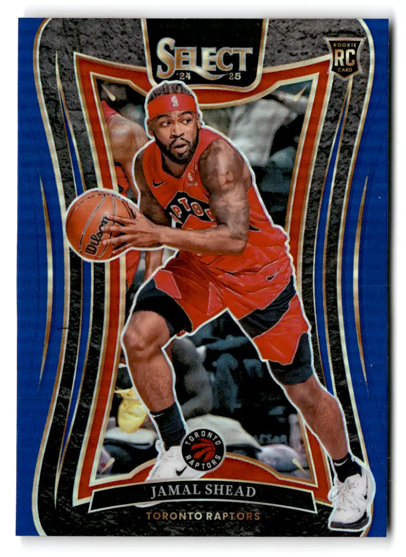 2024-25 Panini Select Blue Prizms #398 Jamal Shead NM-MT Raptors Mezzan ID:80960