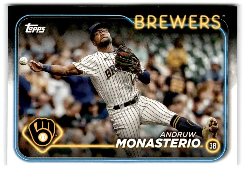 2024 Topps Team Sets Milwaukee Brewers #MIL-9 Andruw Monasterio NM-MT B ID:81175