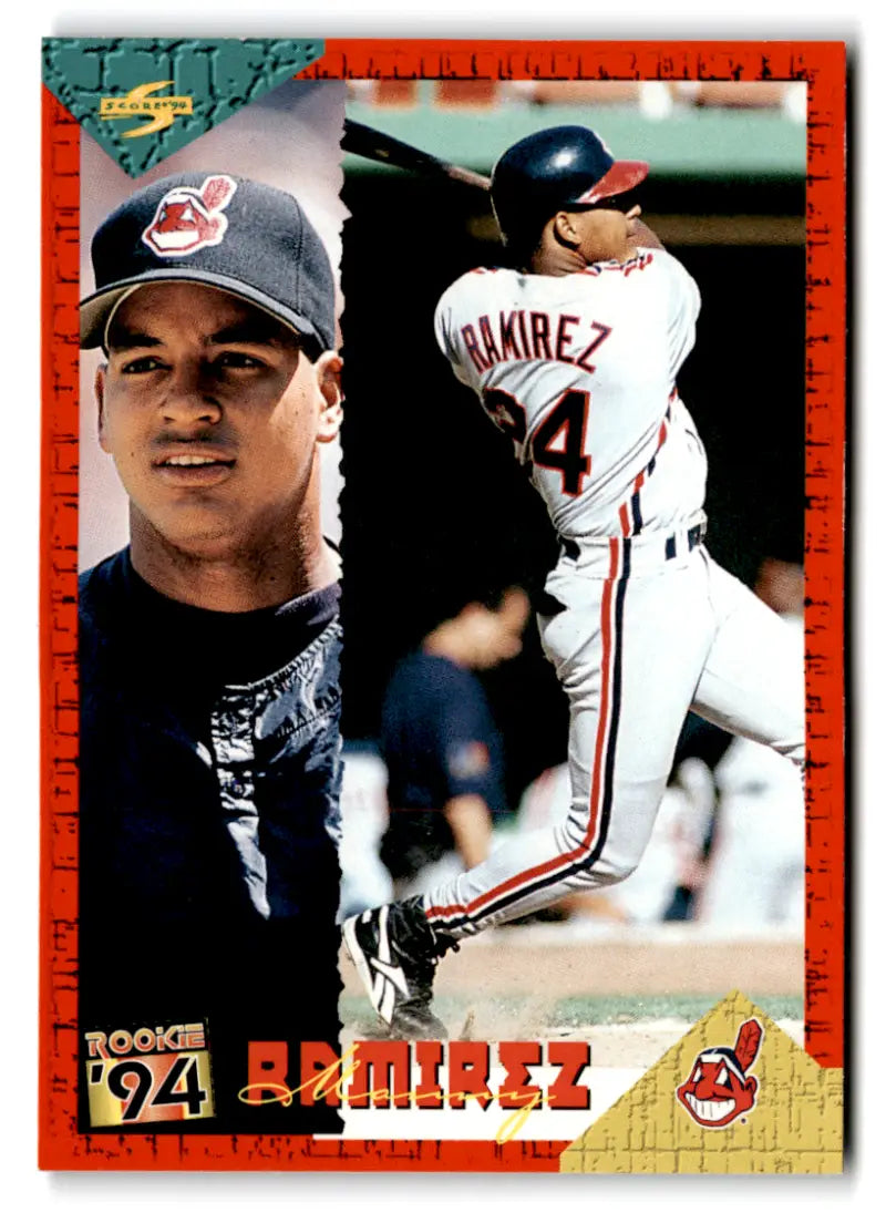 1994 Score Rookie and Traded #RT72 Manny Ramirez NM-MT Indians ID:81251