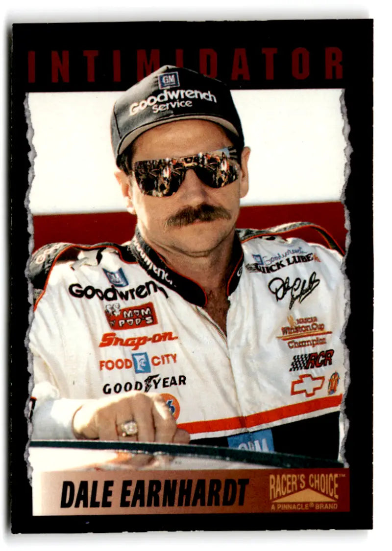 1996 Pinnacle Racer’s Choice #57 Dale Earnhardt NM Near Mint ID:81297